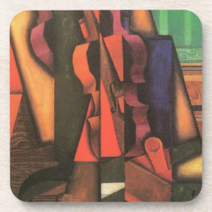 Posavasos Violín y Guitarra de Juan Gris, Arte Cubista Vinta
