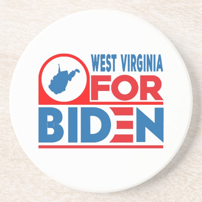 Posavasos VIRGINIA OCCIDENTAL PARA Biden (Frente)