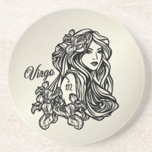Posavasos Virgo La Virgen Zodíaco Dorado