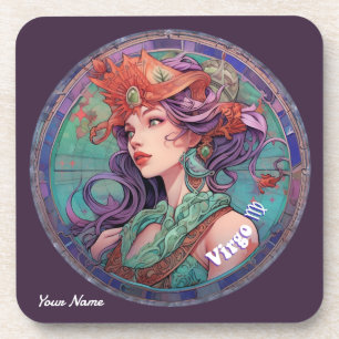Posavasos Virgo Zodiac personalizado