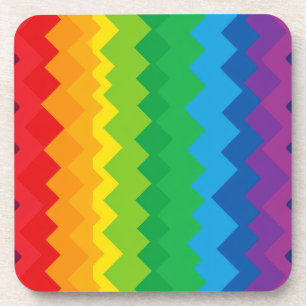 Posavasos “Visibilidad” – Un patrón de orgullo abstracto #1