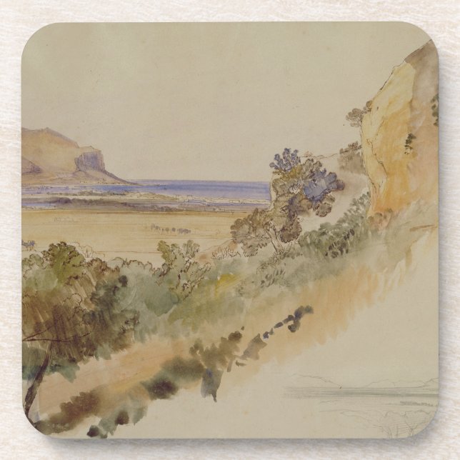 Posavasos Visión cerca de Palermo, 1847 (pluma y tinta con (Frente)