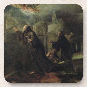 Posavasos Vision de St Francis de Paola