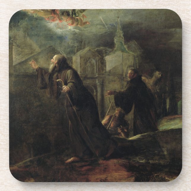 Posavasos Vision de St Francis de Paola (Frente)
