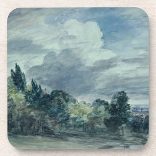 Posavasos Visión sobre un paisaje amplio, con los árboles 