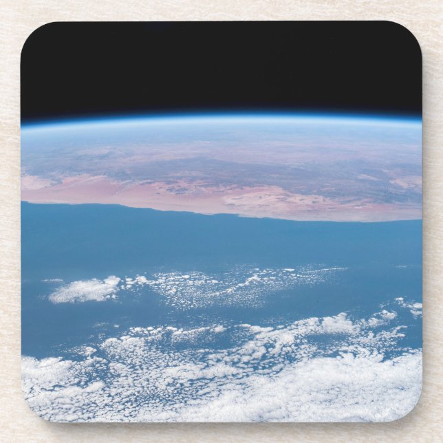 Posavasos Vista A Través De La Costa Suroeste De África. (Frente)