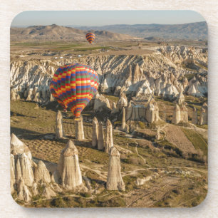 Posavasos Vista aérea de globos aerostáticos, Capadocia 2