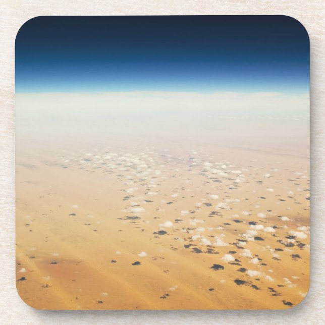 Posavasos Vista aérea de un desierto (Frente)