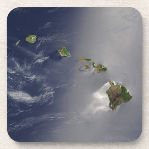 Posavasos Vista de Hawaii del espacio