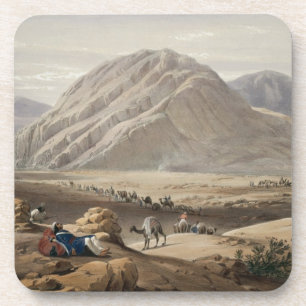 Posavasos Vista de la montaña del Bizcocho borracho-Naunee,