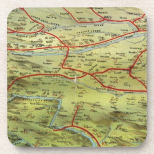 Posavasos Vista de pájaros Grandes llanuras