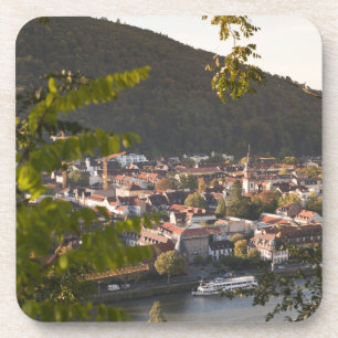 Posavasos Vista del casco antiguo de Heidelberg