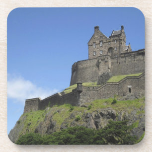 Posavasos Vista del Castillo de Edimburgo, Edimburgo, Escoci