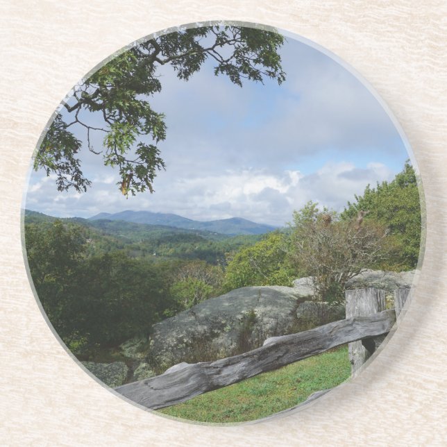 Posavasos Vista desde el Blue Ridge (Frente)