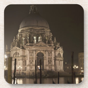 Posavasos Vista nocturna sobre el agua de San Giorgio Maggio