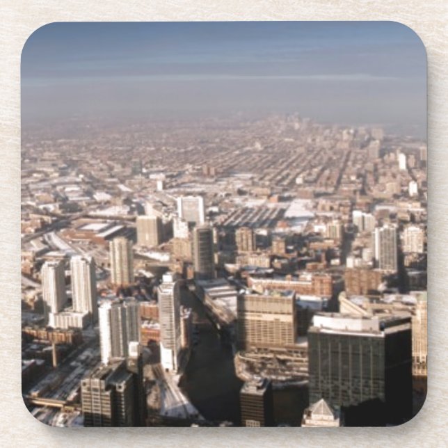 Posavasos Vista panorámica de la ciudad (Frente)