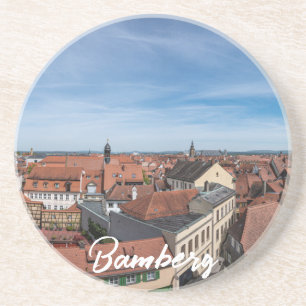 Posavasos Vista panorámica del casco antiguo desde arriba en