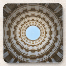 Posavasos Vista simétrica de gusano de un gran domo