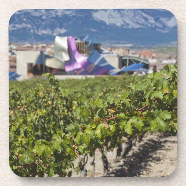 Posavasos Vistas a la ciudad y Hotel Marques de Riscal (Frente)