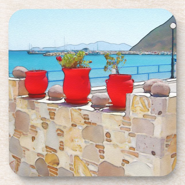 Posavasos Vistas al mar (Frente)