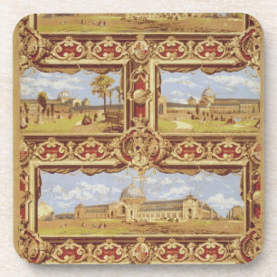 Posavasos Vistas de la exposición internacional, 1862, Wall