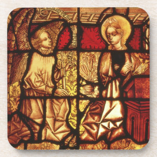 Posavasos Vitral que representa el anuncio, G