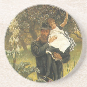 Posavasos Viudo por Tissot, Arte de retrato victoriano vinta