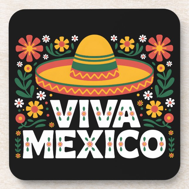 Posavasos Viva México (Frente)