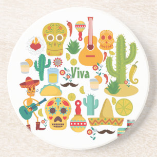 Posavasos viva méxico