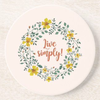 POSAVASOS ¡VIVE SENCILLAMENTE!