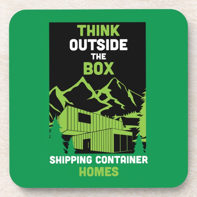 Posavasos Vivienda de contenedor de envío (Frente)
