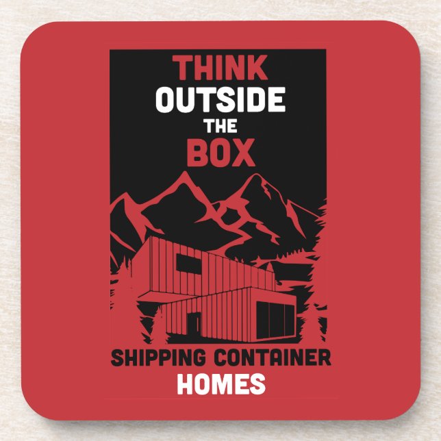 Posavasos Vivienda de contenedor de envío (Frente)