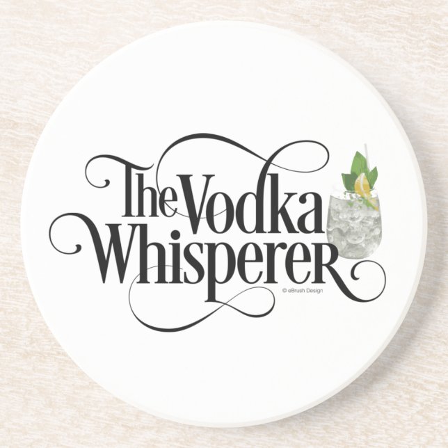 Posavasos Vodka Whisperer Coaster (Frente)