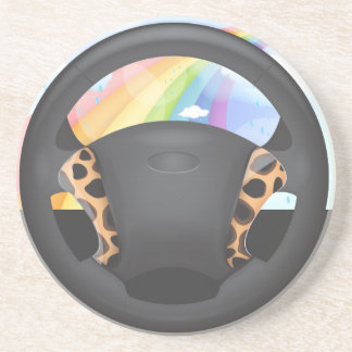 Posavasos Volante con Estampado de Guepardo