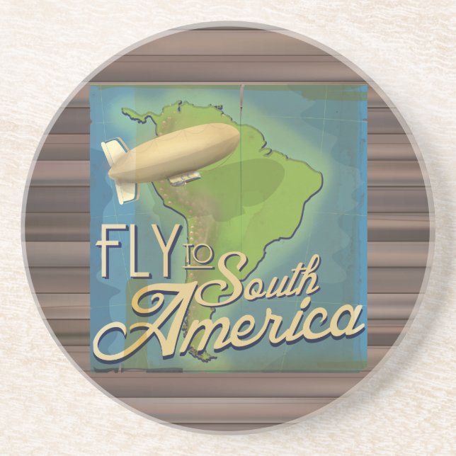 Posavasos Volar A Sudamérica (Frente)