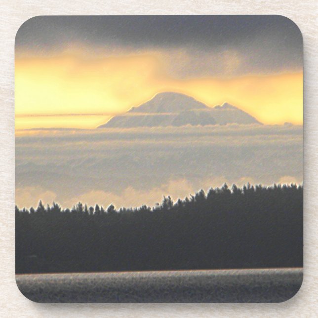 Posavasos Volcán Mt. Baker (Frente)
