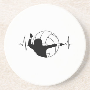 Posavasos Voleibol - Fruto del jugador de voleibol