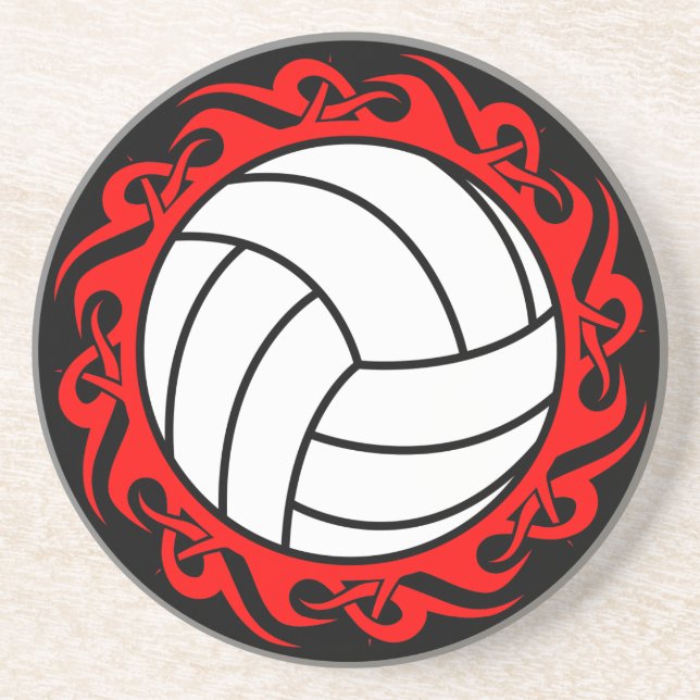 Posavasos voleibol tribal (Frente)