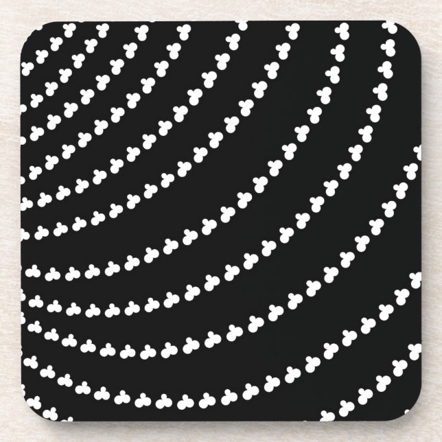 Posavasos Vortex blanco (Frente)