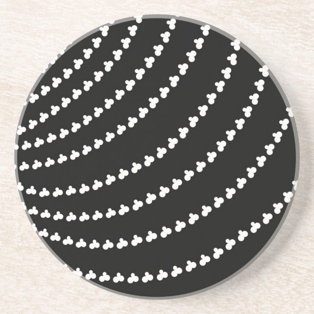 Posavasos Vortex blanco (Frente)