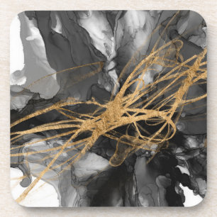 Posavasos Vortex dorado I