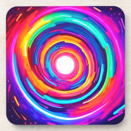 Posavasos Vórtice de color: diseño dinámico