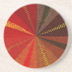 Posavasos Vórtice espiral anaranjado