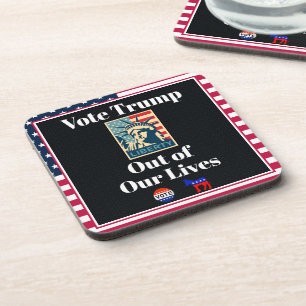Posavasos Votar a Trump sin hacer más y más costosas nuestra