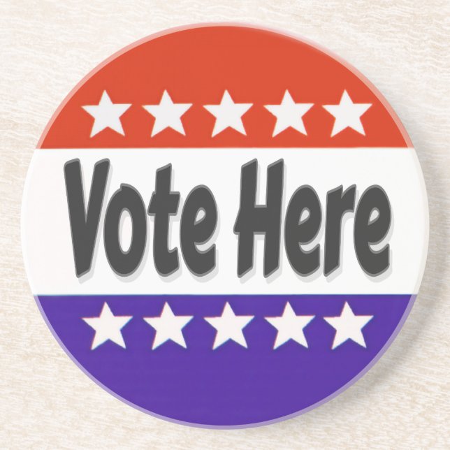 Posavasos Votar aquí (Frente)