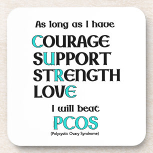 Posavasos Voy a vencer a PCOS