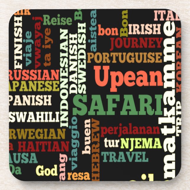 Posavasos Voyage hapanés del Safari Irlandés Bon (Frente)