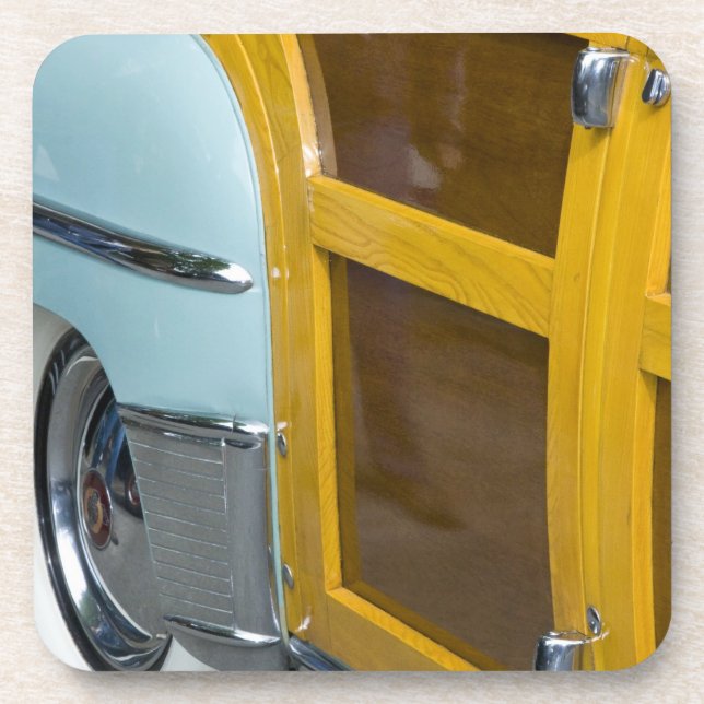 Posavasos WA, Seattle, automóvil americano clásico. 2 (Frente)