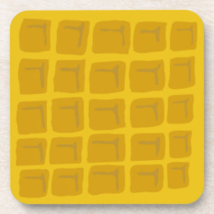 Posavasos Waffle Art