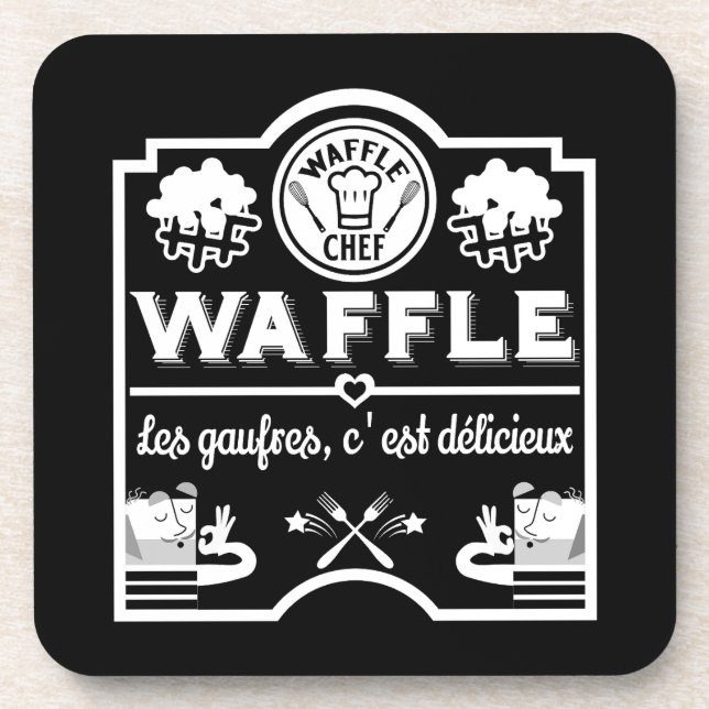 Posavasos Waffle Chef (Frente)